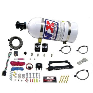 Ford Mustang Nitrous Oxide Kit - Nitrous Express - GT500 Nitrous Plate Kit (50-250HP) w/10lb Bottle - `07-`14